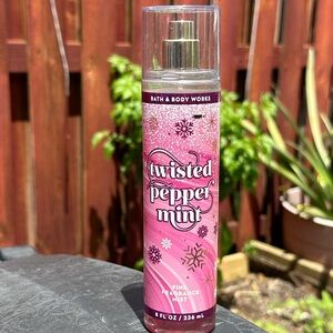 Bath & Body Works Twisted Peppermint Fine Fragrance Mist - Pink